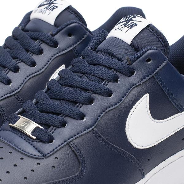 midnight navy white laces