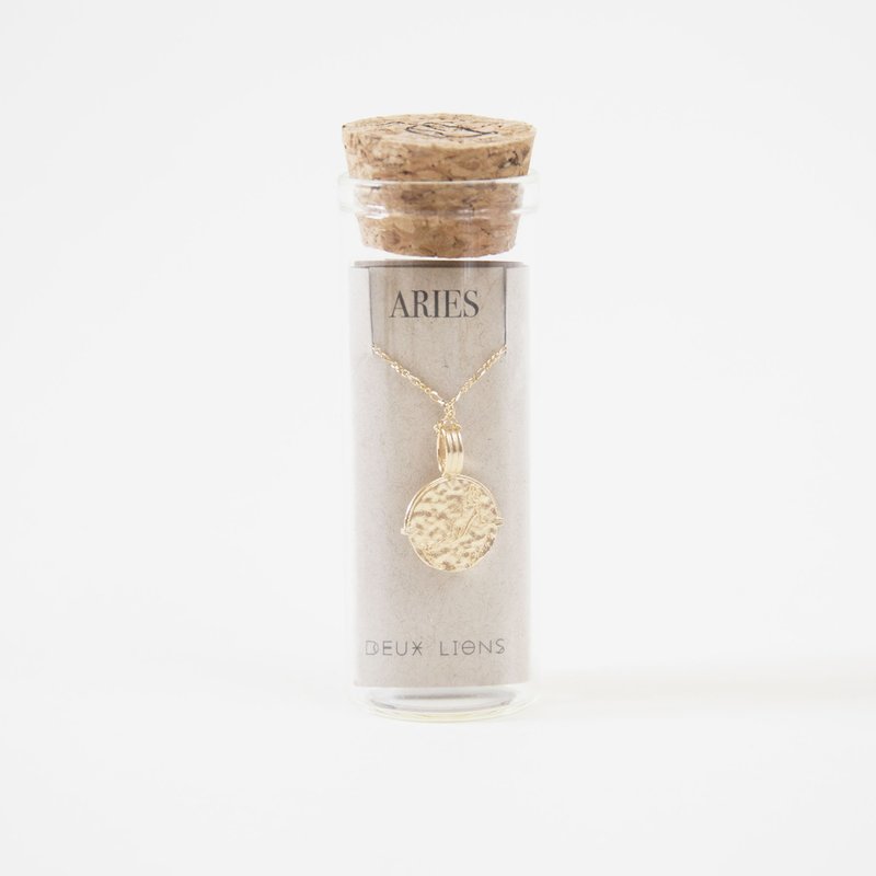 Deux Lions Zodiac Necklace