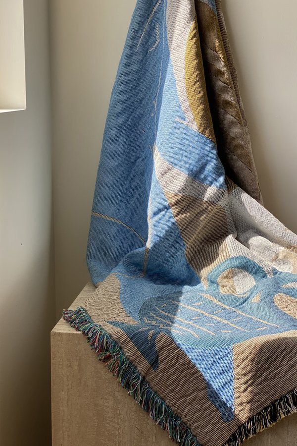 Slowdown Studio Birkin Woven Throw Blanket Slowdown Studio Birkin Woven Throw Blanket