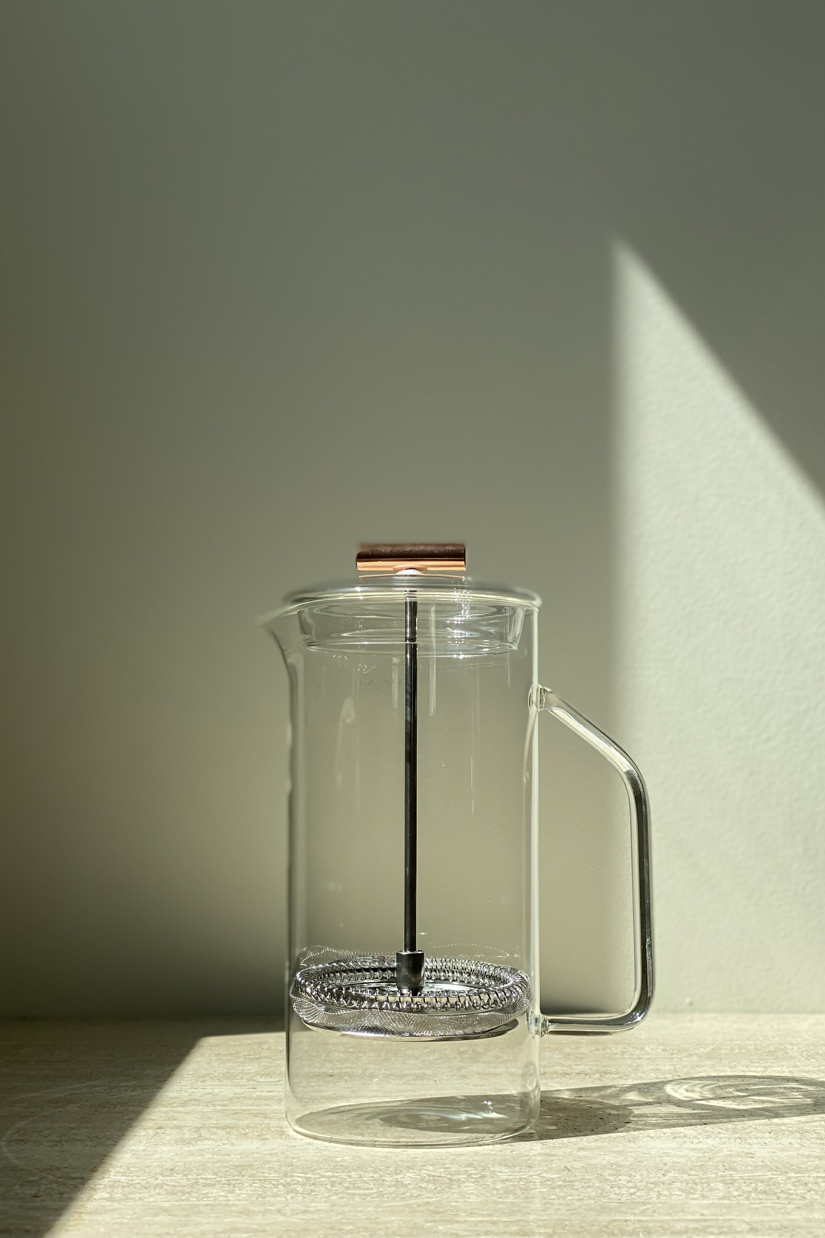 Yield Clear Glass French Press Garmentory