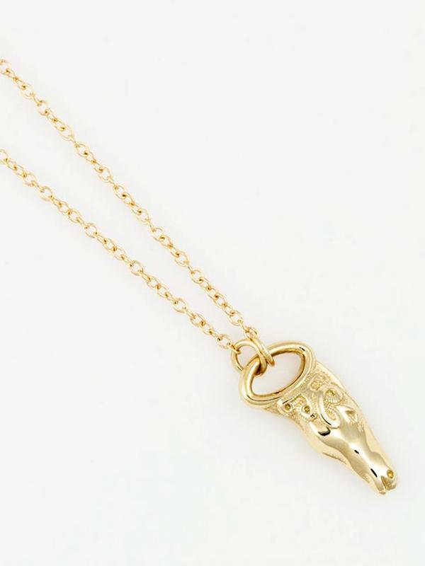MM Druck Poni Necklace - 14K Gold MM Druck Poni Necklace - 14K Gold