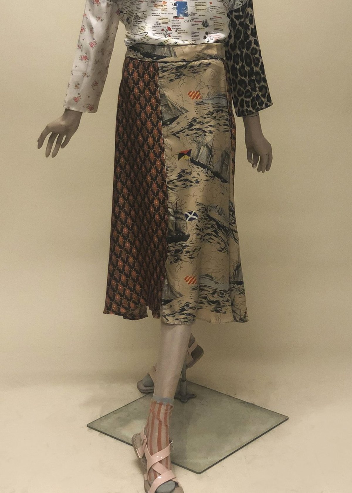 La Prestic Ouiston Parapluie Mix Skirt - Multi - Image 1 of 1