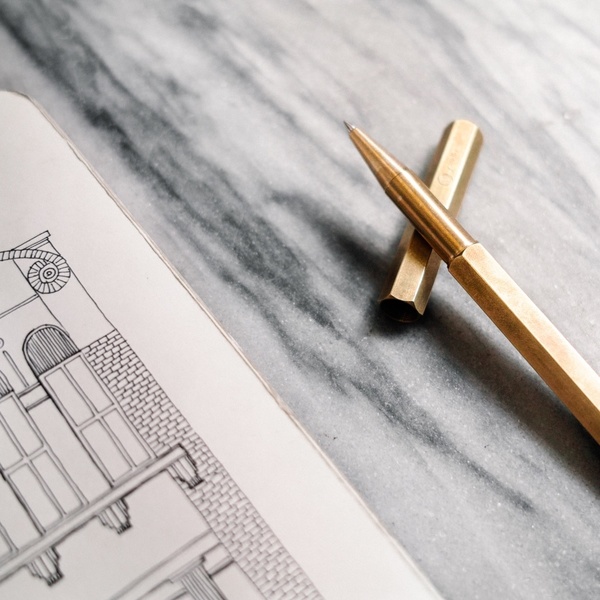 Neo Utility Brass Rollerball Pen Neo Utility Brass Rollerball Pen