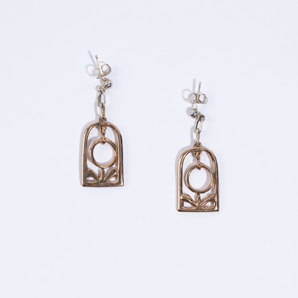 open house projects Open House Ara Earrings - Bronze/Sterling open house projects Open House Ara Earrings - Bronze/Sterling