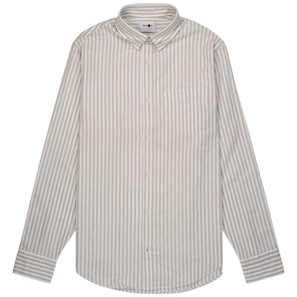 NN07 levon shirt 5142 - Green Stripe NN07 levon shirt 5142 - Green Stripe