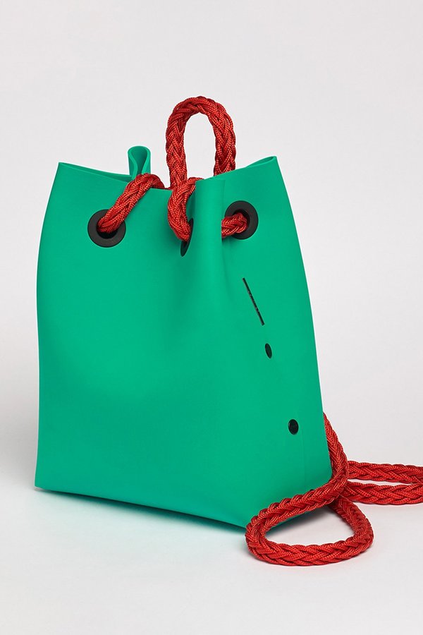 LOMMER EVAPACK REGULAR AQUA GREEN & RED ROPE LOMMER EVAPACK REGULAR AQUA GREEN & RED ROPE