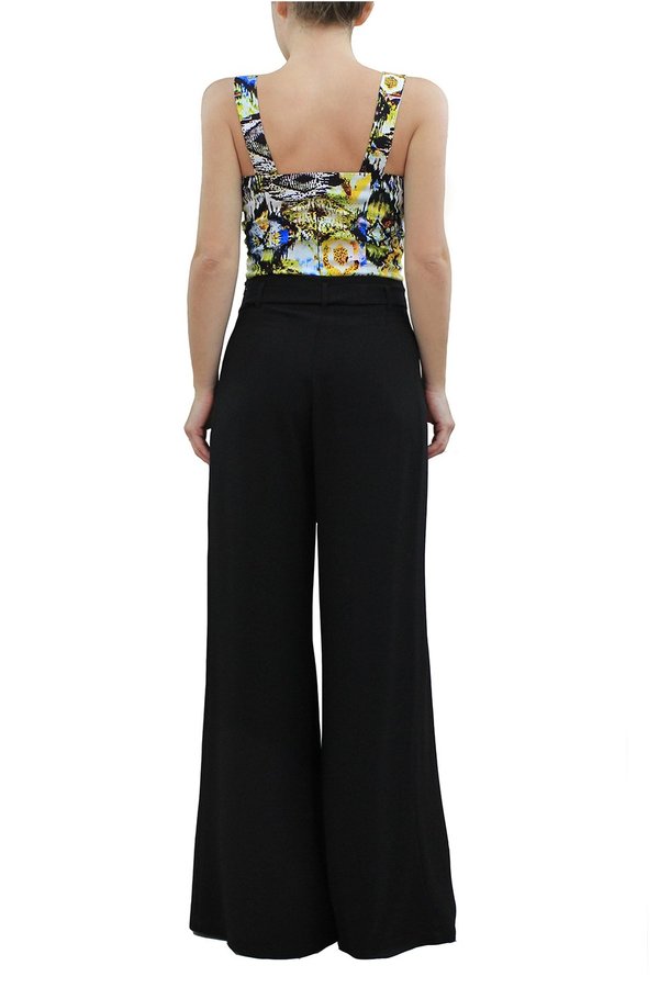 MARILIA CHRISTINA HIGH-WAISTED WIDE LEG TROUSERS WITH BELT MARILIA CHRISTINA HIGH-WAISTED WIDE LEG TROUSERS WITH BELT