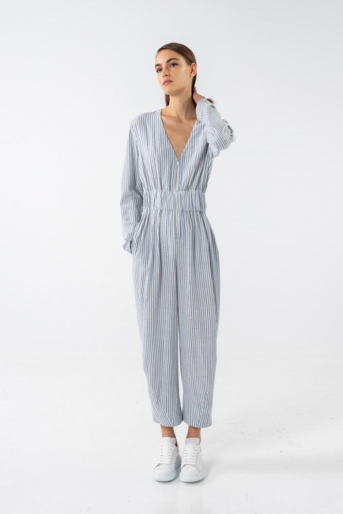 sleeved jumpsuit