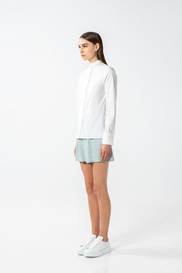 AISHA DIRI MAO SHIRT - White AISHA DIRI MAO SHIRT - White