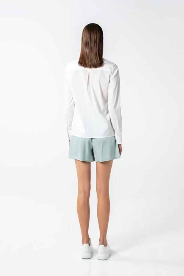 AISHA DIRI MAO SHIRT - White AISHA DIRI MAO SHIRT - White