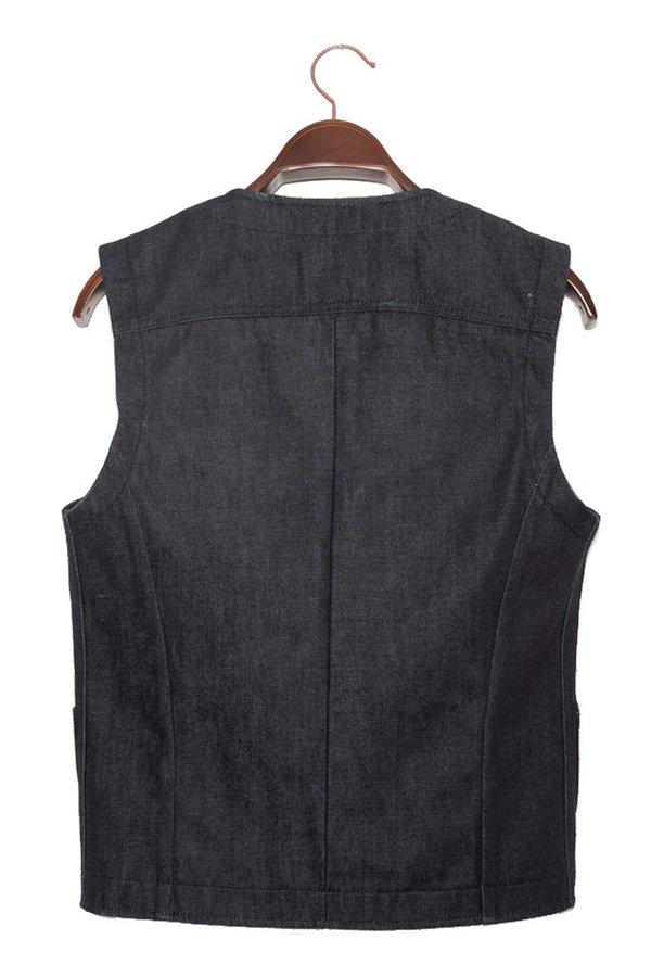 FIT & CRAFT MNEME VEST - Denim FIT & CRAFT MNEME VEST - Denim