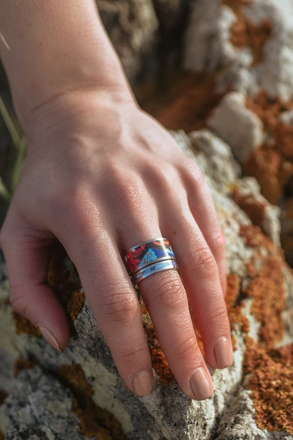 ICEBOW DESIGNS MOUNTAIN FINE RING ICEBOW DESIGNS MOUNTAIN FINE RING