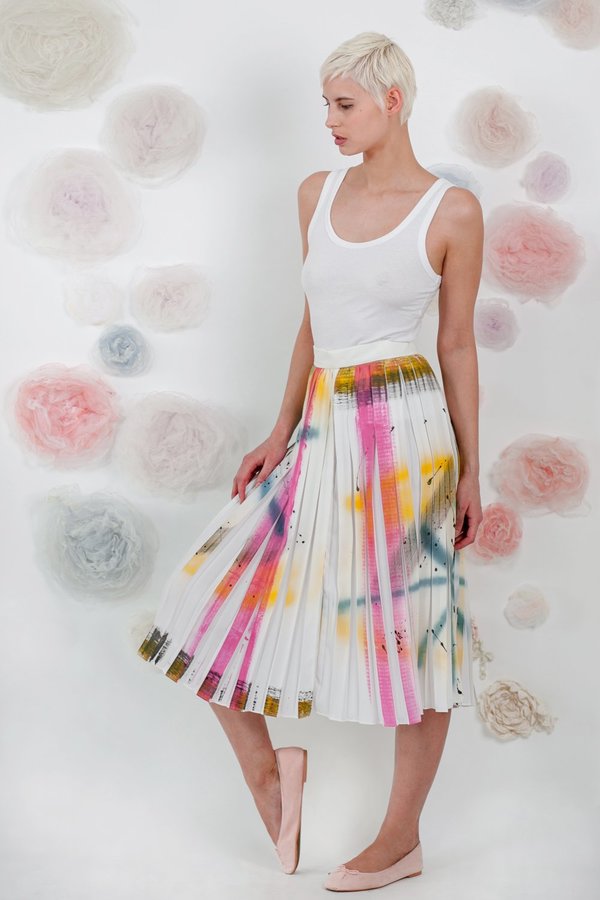1014Lex. PLEATED SKIRT - Multi 1014Lex. PLEATED SKIRT - Multi