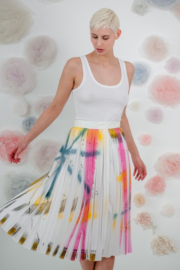1014Lex. PLEATED SKIRT - Multi 1014Lex. PLEATED SKIRT - Multi