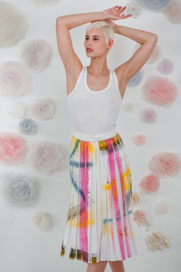 1014Lex. PLEATED SKIRT - Multi 1014Lex. PLEATED SKIRT - Multi