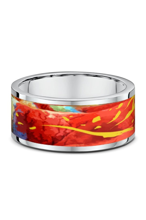 ICEBOW DESIGNS SAND DUNE WIDE RING - RAINBOW ICEBOW DESIGNS SAND DUNE WIDE RING - RAINBOW