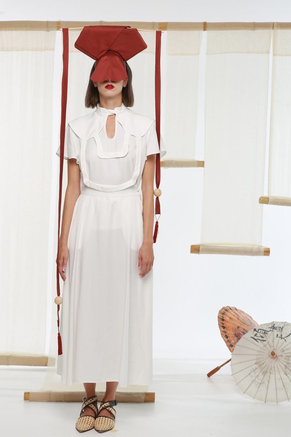 2WO+1NE=2 BLOUSE - IVORY 2WO+1NE=2 BLOUSE - IVORY