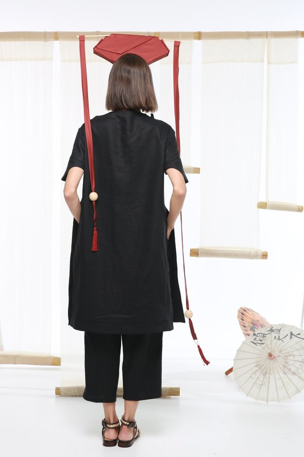 2WO+1NE=2 BLOUSE - Black 2WO+1NE=2 BLOUSE - Black