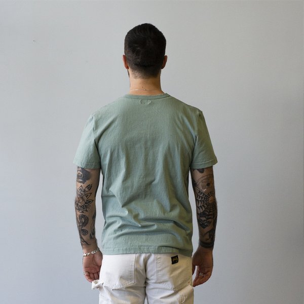 Homespun Knitwear Dad's Pocket Tee Tennessee Jersey - Pine Fade Homespun Knitwear Dad's Pocket Tee Tennessee Jersey - Pine Fade