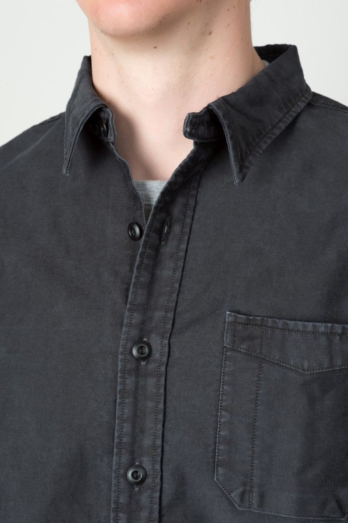 Men's RRL - Cotton-Linen Sateen Workshirt | Garmentory