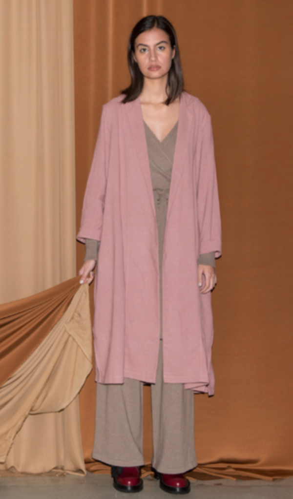ALI GOLDEN NOTCH JACKET - ROSE SILK ALI GOLDEN NOTCH JACKET - ROSE SILK