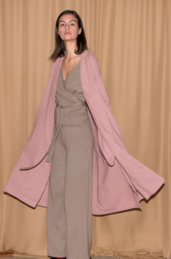 ALI GOLDEN NOTCH JACKET - ROSE SILK ALI GOLDEN NOTCH JACKET - ROSE SILK