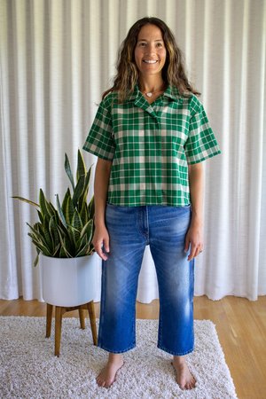 MM6 Maison Margiela Shirt - Green Check | Garmentory