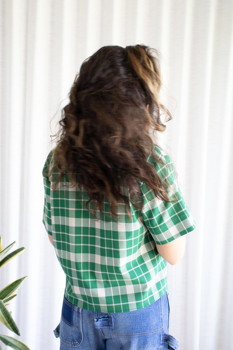MM6 Maison Margiela Shirt - Green Check | Garmentory