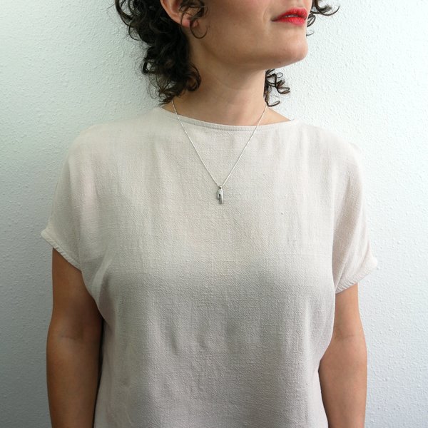 Rebekah J Designs Strength Necklace - Sterling Silver Rebekah J Designs Strength Necklace - Sterling Silver