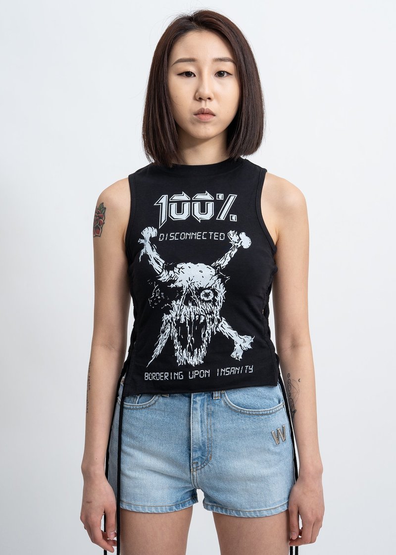 【Ashley Williams】★関税送料込★ブラック ベビーTシャツ Ashley Williams Sexy Top - black | Garmentory