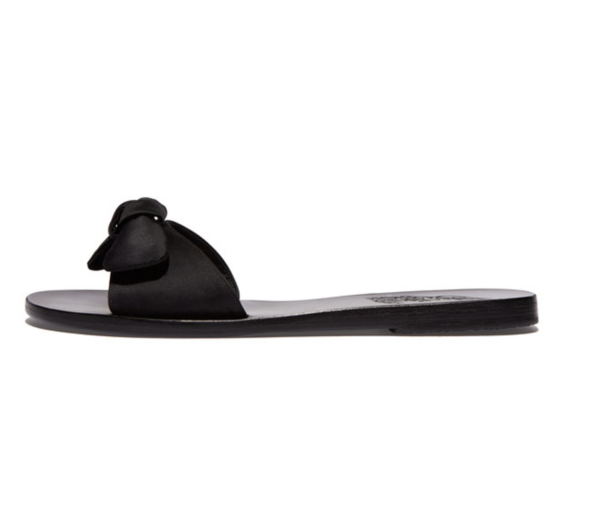 Ancient Greek Alki Sandal - black Ancient Greek Alki Sandal - black