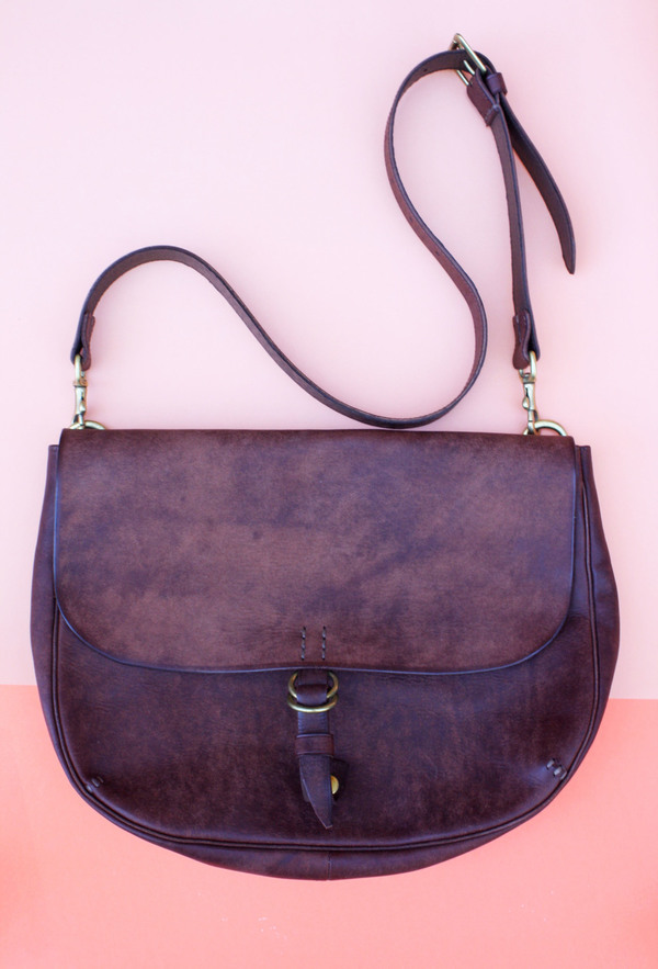 postman leather bag