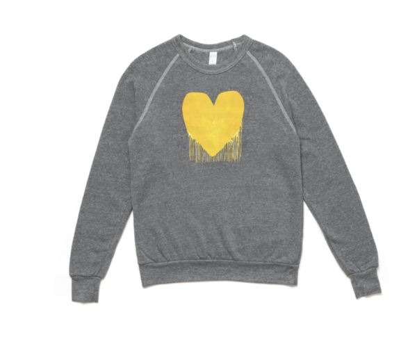 Kerri Rosenthal Drenched In Love Sweatshirt - grey Kerri Rosenthal Drenched In Love Sweatshirt - grey