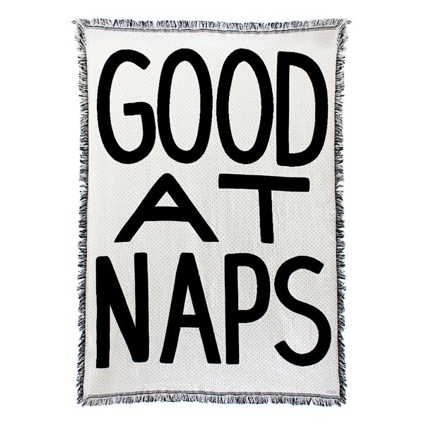 Calhoun & Co. Good At Naps Throw Calhoun & Co. Good At Naps Throw