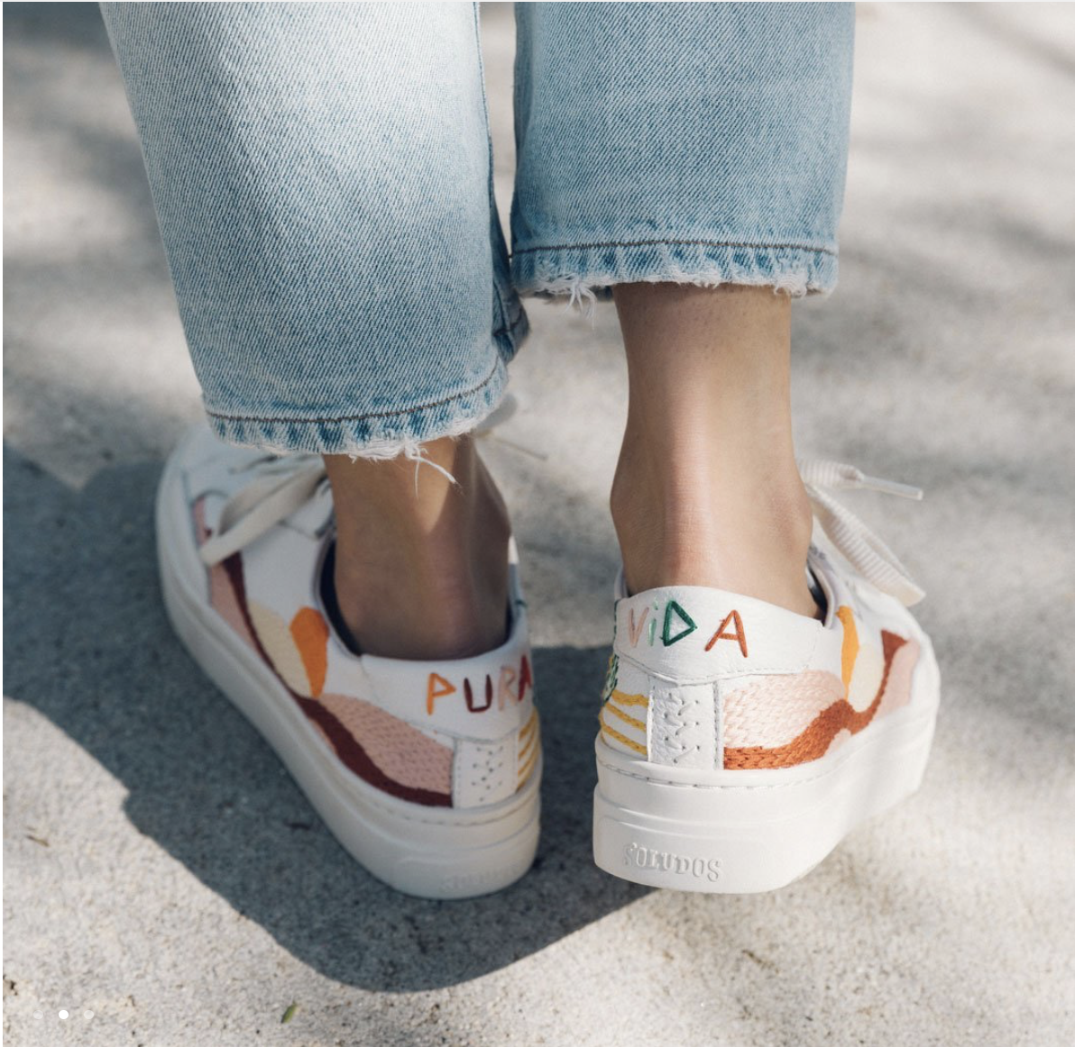 soludos white platform sneakers
