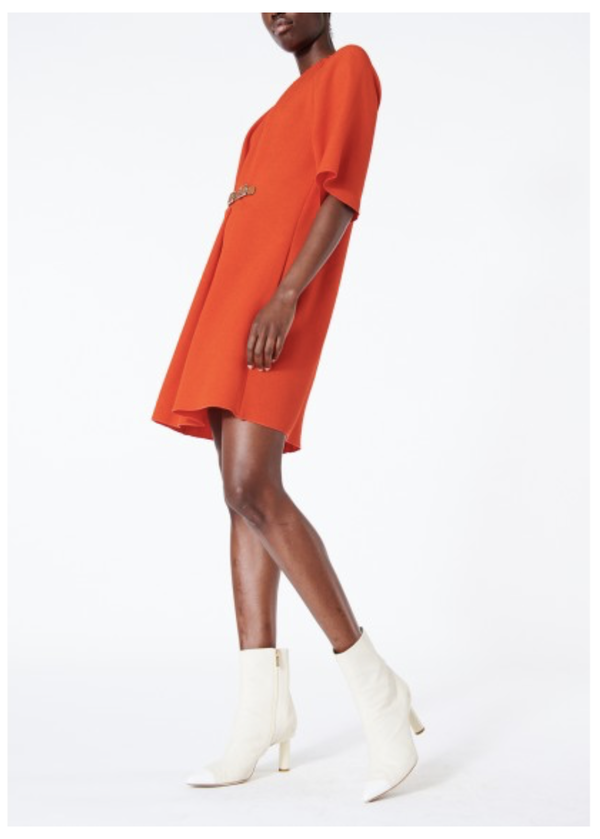 Tibi Mica Shift Dress - red Tibi Mica Shift Dress - red