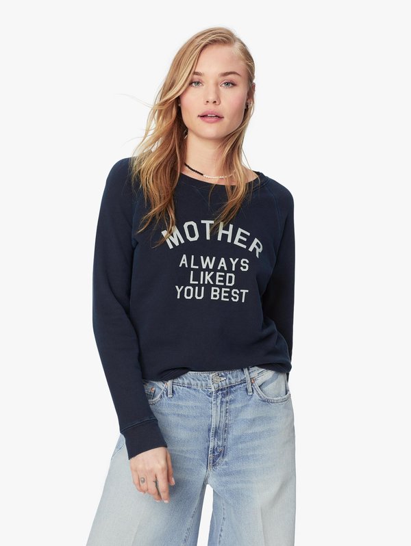 Mother Denim Mother's Favorite Sweatshirt - navy/white Mother Denim Mother's Favorite Sweatshirt - navy/white