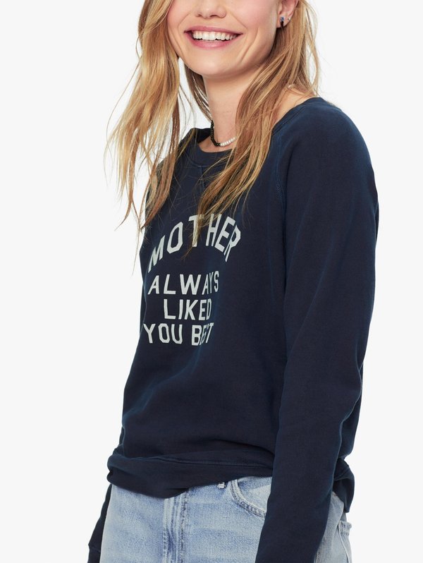 Mother Denim Mother's Favorite Sweatshirt - navy/white Mother Denim Mother's Favorite Sweatshirt - navy/white