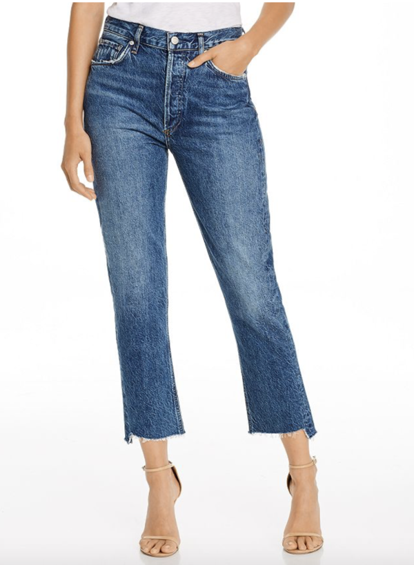 AGOLDE Riley High Rise Straight Crop - Disguise AGOLDE Riley High Rise Straight Crop - Disguise