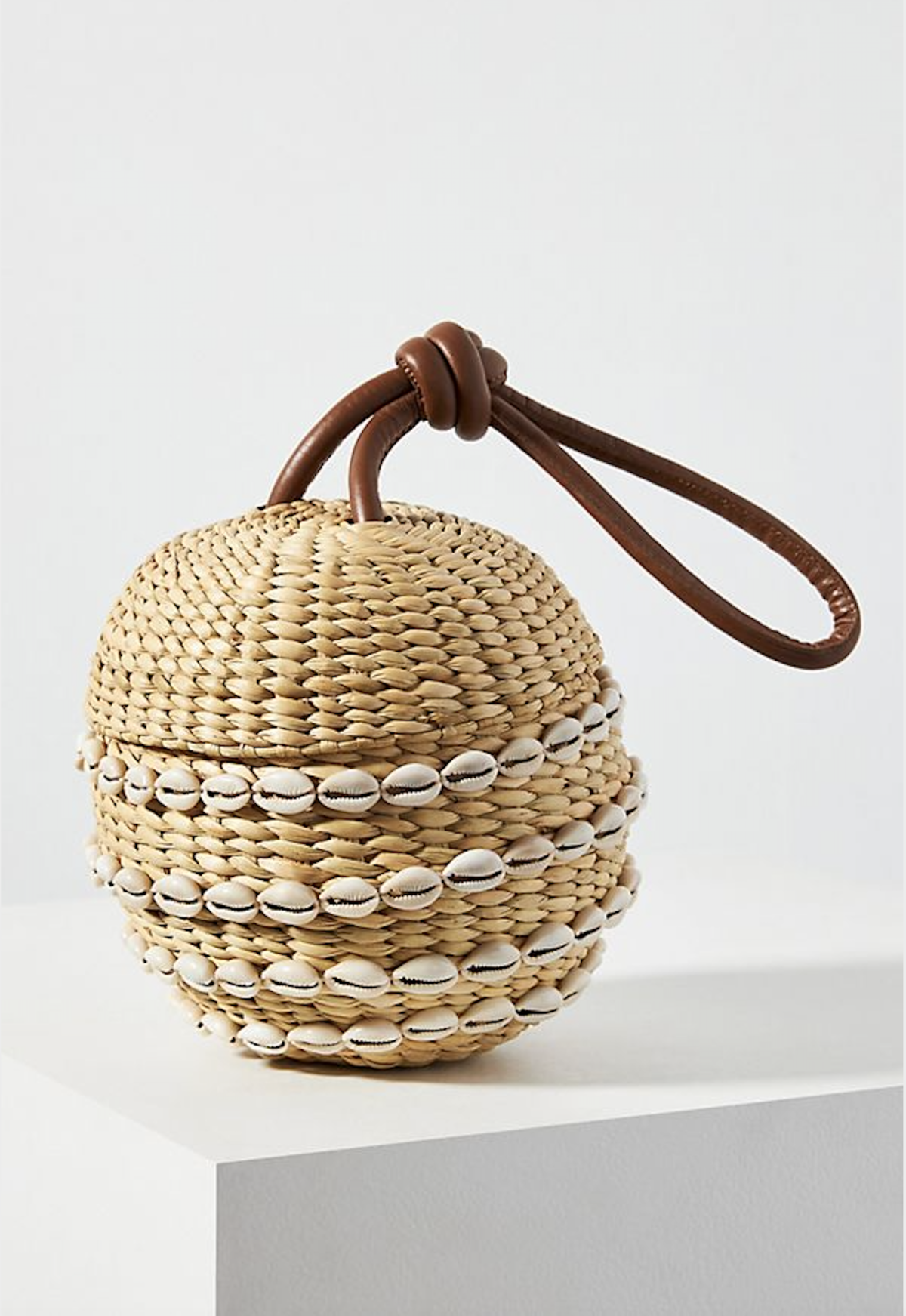 Johnny Shell Poolside Collective The Johnny Shell Tripe Bag - natural | Garmentory