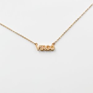 Thatch Zodiac Script Necklace Thatch Zodiac Script Necklace