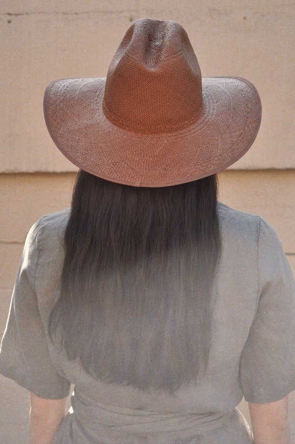 Brookes Boswell Savoy Straw Hat - Brown Brookes Boswell Savoy Straw Hat - Brown