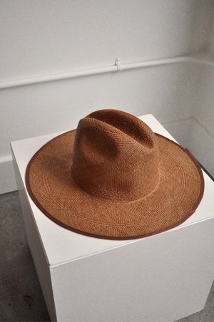 Brookes Boswell Savoy Straw Hat - Brown Brookes Boswell Savoy Straw Hat - Brown