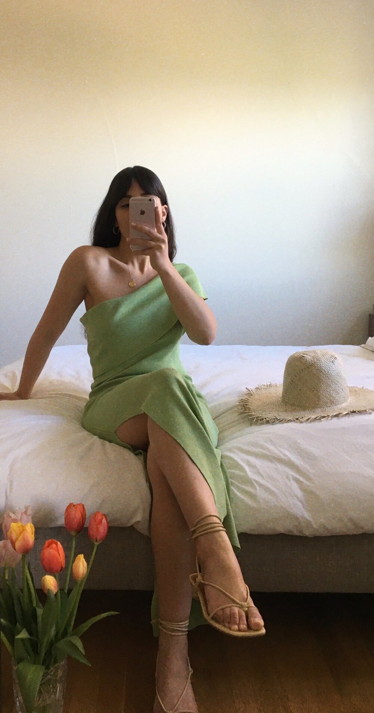 Paloma Wool Quepam Dress - pistachio green