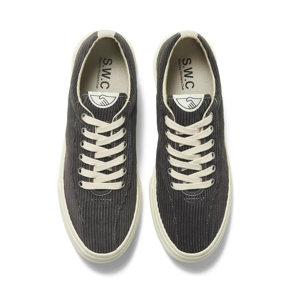 Unisex Stepney Workers Club Dellow Cord Sneakers - Grey Unisex Stepney Workers Club Dellow Cord Sneakers - Grey