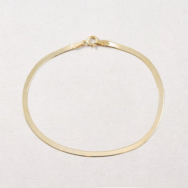 Loren Stewart Herringbone Bracelet - 10k gold Loren Stewart Herringbone Bracelet - 10k gold
