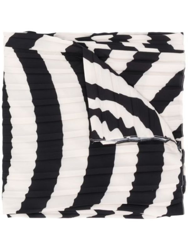unisex Henrik Vibskov Jelly Scarf - black/white unisex Henrik Vibskov Jelly Scarf - black/white