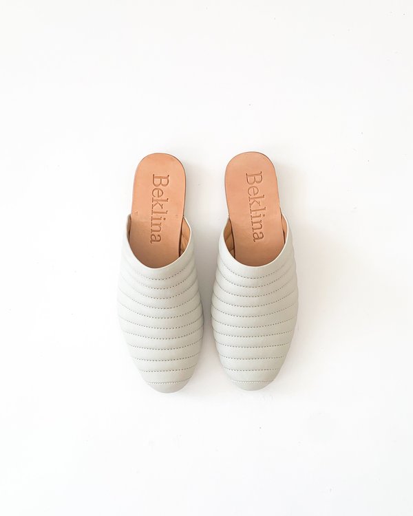 Beklina Ribbed Flat - Soft Grey Beklina Ribbed Flat - Soft Grey