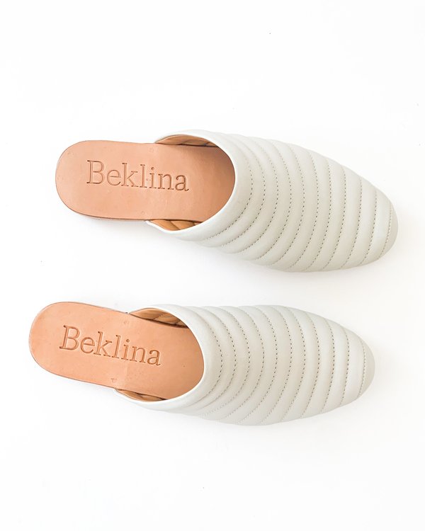 Beklina Ribbed Flat - Soft Grey Beklina Ribbed Flat - Soft Grey