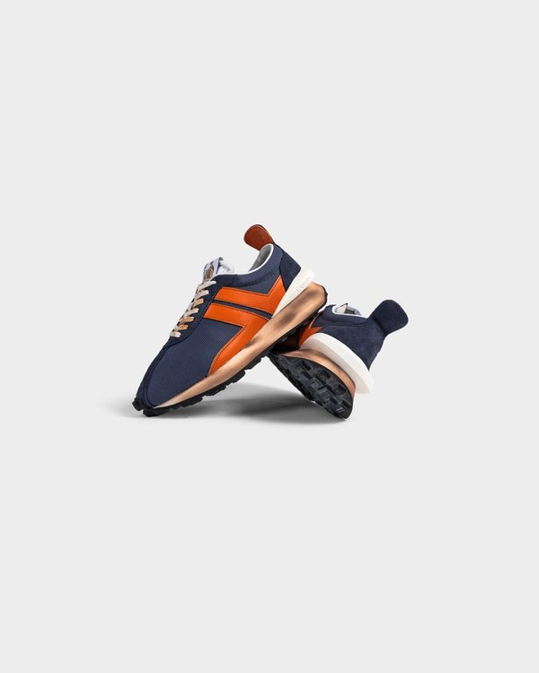 Lanvin Mesh Running Sneaker - Cloud/Orange Lanvin Mesh Running Sneaker - Cloud/Orange